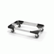 GASTROLAND Socle Rouleur pour Box Isotherme Powerbox, Handtop et PLUS en Aluminium/ABS - 3701666005251 GASTROLAND Socle Rouleur pour Box Isotherme Powerbox, Handtop et PLUS en Aluminium/ABS - 3701666005251