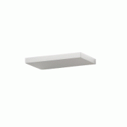 Gea Luce Yoana A/G - Applique Led 25W 2600Lm 3000K Dimmable Coupe+Poussoir En Métal Blanc Satiné Et Méthacrylate Opale - Gealuce - blanc YOANA A/G