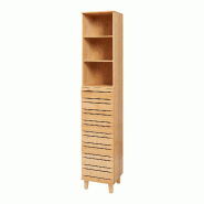Helloshop26 - Meuble colonne de salle de bain bambou 180 x 33 x 30 cm naturel 03_0009949 - 3000224959259 Helloshop26 - Meuble colonne de salle de bain bambou 180 x 33 x 30 cm naturel 03_0009949 - 3000224959259