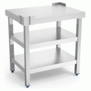 Lioninox Table de hauteur spéciale pour machine trancheuse de charcuterie - 3701637617230 Lioninox Table de hauteur spéciale pour machine trancheuse de charcuterie - 3701637617230
