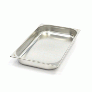 Maxima Récipient gastronorm - 1/1 GN - profondeur 6,5 cm - areil inoxydable – 53 × 32.5 × 6.5 cm - AKS-09367502