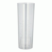 Papstar 1000x gobelet long drink PS 0,3 l Ø 5,85 cm · 15,2 cm transparent cristal gobelet en plastique - transparent matière synthétique 0781365573018