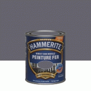 Peinture fer extérieur direct sur rouille HAMMERITE anthracite brillant 0.75 l Peinture fer extérieur direct sur rouille HAMMERITE anthracite brillant 0.75 l