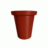 PLAST'UP ROTOMOULAGE Pot de fleurs rond xxl delight 760l - ROUGE - rouge 0036336944879