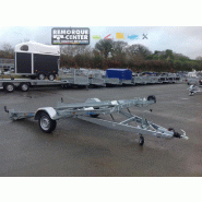 Porte voiture LIDER avec petites rampes - 1 essieu - PTAC 1600 kg - 361 x 185 cm - Référence 34632