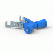 Tension torsion racleur - axe carré SE27 - barre carré S27 ou SE38 mm - acier peint avec inserts en caoutchouc