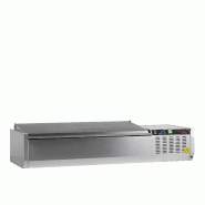 Vitrine réfrigérée GN1/3 GVC38-120 S/S Inox L1200mm 33595 TEFCOLD