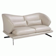 AC ANGEL CERDA Angel Cerdá Canapé 2 places en cuir gris taupe 6145C 175 x 90 x 85 - gris fourrure 8435631021124 AC ANGEL CERDA Angel Cerdá Canapé 2 places en cuir gris taupe 6145C 175 x 90 x 85 - gris fourrure 8435631021124