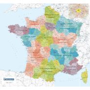 Carte de france administrative michelin 2023