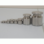 Coffret de 9 poids d'étalonnage ZWIEBEL 1g à 200g classe M1 INOX Coffret de 9 poids d'étalonnage ZWIEBEL 1g à 200g classe M1 INOX