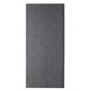 Dark grey - face lisse - clôture en composite - brooklyn - densité 1170 kg/m3