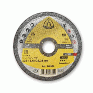 Disque à tronçonner acier/inox Ø125 - ep. 1,6mm