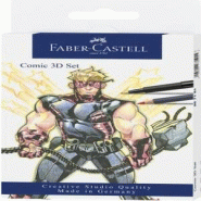 FABER-CASTELL Set Comic 3D, 11 pièces - 267191