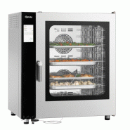 Four mixte à vapeur 10 x GN 1/1 ou (L)600 x (P)400 mm, fonction auto nettoyage, Silversteam2, 12 600 W, 400 V - TRI