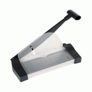 Massicot A4 - 12 feuilles - 50x17x18cm - Lame en acier résistant - Protection extra large - Système de blocage des lames
