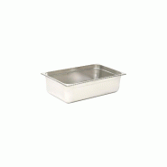 Plateau gastronorme Comas GN 1/1 CM.53X32,5X5,5h en acier inoxydable 18/10 - gris Acier inoxydable 18/10 8425734105685