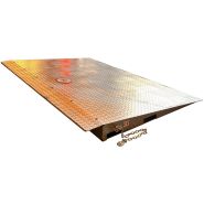 Rampe d'accès pour conteneur au sol, galvanisée à chaud - Capacité 8T - AZ Ramp Hcry-08 GAV