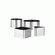 TESCOMA Lot de 4 moules à dresser - GrandChef - inox 428724