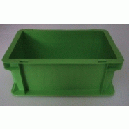 Bac plastique gerbable - 300x200x120 - 5 l