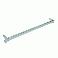 Barre de charge L90xP7xH6,5cm tube 30x15mm Global - chromé
