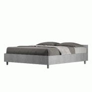 Couverture double éclairée Nuamo 160x200 avec test de finition de haute qualité - gris VELE2NUAMOBCM-CT-TR