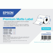 Epson Premium Matte Label - Die-cut Roll: 76mm x 127mm, 265 labels_0