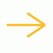 Flèche de guidage de distanciation - Jaune