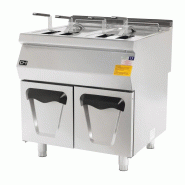 Friteuse à gaz 16 + 16 Litres 2 x 17,4 kW 800x730x850h mm EMPPLS7FG020 700 Istanbul Line - EMPPLS7FG020