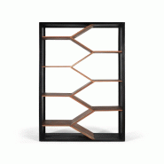 GINER Y COLOMER SL Bibliothèque Zavon en bois de manguier 190cm x 90cm x 38cm - multicolore 2234