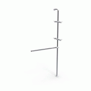 Kit extension pour structure Urban penderie + 2 supports tablettes - réf. 45831 - système tubulaire modulable et robuste