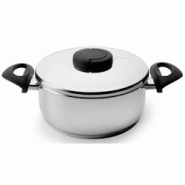 LACOR ESTUDIO Acier 18/10 28 cm 6,5 L 85028 Casserole à manche avec couvercle à charnière 85028 - Acier inoxydable 18/10 85028