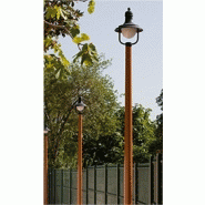 Mât d'éclairage public cylindro-conique conalux / hauteur 2.5 - 10 m / en aluminium / diamètre 60 mm / diamètre base 114 - 178 mm