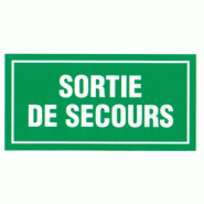 Plaque Sortie de Secours - Signalisation de Sécurité