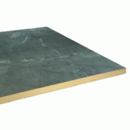 Restootab Plateau 60x60 decor marbre jade chants laiton - vert Bois manufacturé PL-6060M-MB.JAD-LAI Restootab Plateau 60x60 decor marbre jade chants laiton - vert Bois manufacturé PL-6060M-MB.JAD-LAI