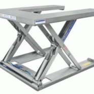Table élévatrice extra-plate - tout inox - dimensions 1200x1400 mm - charge 1200 kg - hauteur 90 à 900 mm Table élévatrice extra-plate - tout inox - dimensions 1200x1400 mm - charge 1200 kg - hauteur 90 à 900 mm