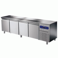 Table réfrigérée inox 4 portes - température -2/+8°c - PBNA0186
