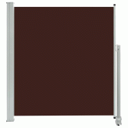 VidaXL Auvent latéral rétractable de patio 140 x 300 cm Marron Modèle Atlas Luna - marron 48346_0