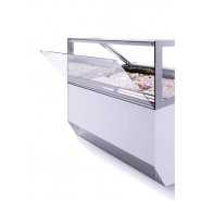 Vitrine à crèmes glacées froid ventilé pour chr, traiteurs, boulangeries, pâtisseries, marchands de glace et snacks -  millennium st isa