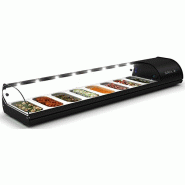 Vitrine réfrigérée à tapas CLASSIC - 8 bacs GN 1/3 - 1788 mm - V8N | Sayl Barcelona