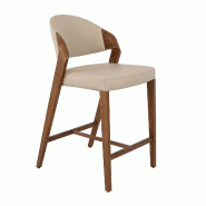 AC ANGEL CERDA Angel Cerdá Tabouret en similicuir vison 4225C 53 x 62 x 98 - marron fourrure 8435631044444