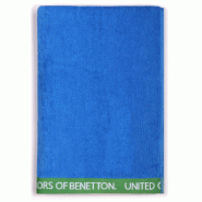 Benetton - Serviette 90X160Cm 380Gsm Velours 100% Coton Bleu - bleu BE044