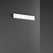 Button - Plafonnier LED 3xGX53 max 15W, Rectangulaire 60x10 cm, Métal peint, IP20 - Perenz - Blanc - blanc 8566 B