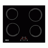 CIARRA Plaque à Induction 4 Foyers, 60 cm encastrable, avec minuterie VM4BIH-E - noir céramique CABBIH4-E CIARRA Plaque à Induction 4 Foyers, 60 cm encastrable, avec minuterie VM4BIH-E - noir céramique CABBIH4-E