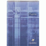 Clairefontaine Lot de 5 Bloc Metric Pupitre format A4, 80 feuilles 90 g/m² reliure intégrale, quadrillé 5x5 - 3329680815207