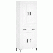 Helloshop26 - Buffet bahut commode armoire meuble de rangement organisateur cuisine salle de séjour salon haut 69,5 x 34 x 180 cm 02_0032607 - 300021