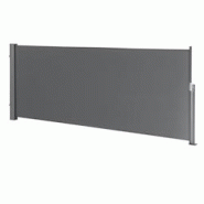 Helloshop26 - Store pour balcon latéral acier polyester 120 x 300 cm gris 03_0006571 - 3001804647764 Helloshop26 - Store pour balcon latéral acier polyester 120 x 300 cm gris 03_0006571 - 3001804647764