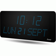 Horloge LED Style II 10 Date, alimentation 230V, DHF, LED bleue - BODET