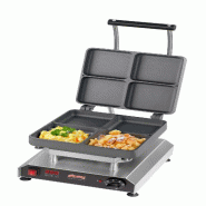 Neumärker® Thermocook® incl. Plaques interchangeables pour œufs brouillés - gris inox 12-40801-57