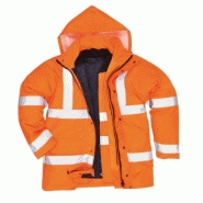 Parka haute-visibilité 3-en-1 orange