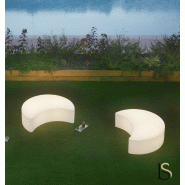 Pouf lumineux Moon - Slide - Intérieur